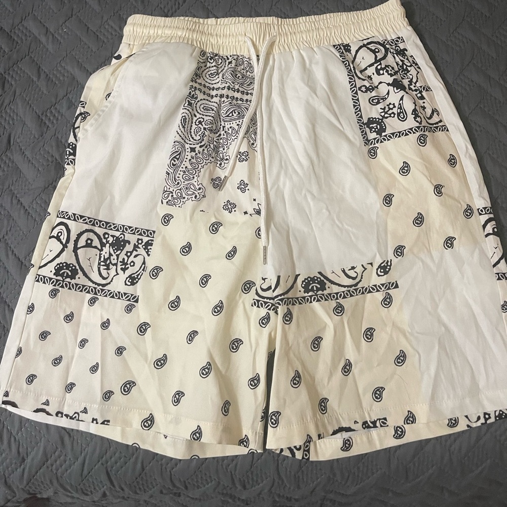Mens Bandana Shorts